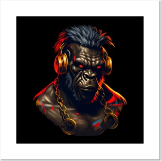 Badass Gangster Gorilla Posters and Art